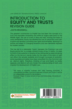 Introduction to Equity and Trusts – Revision Guide
